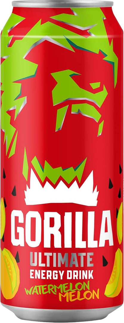 Gorilla Ultimate Watermelon Melon Energy Drink, 500ml
