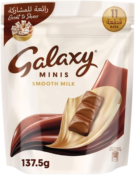 Galaxy Minis Milk Chocolate (11 Pieces), 137.5g