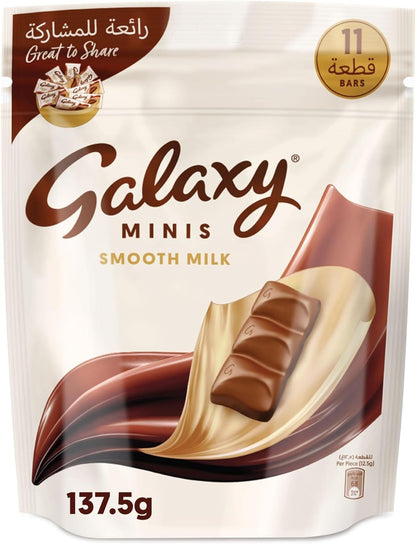 Galaxy Minis Milk Chocolate (11 Pieces), 137.5g
