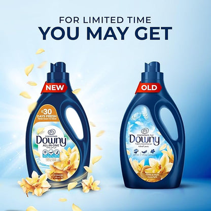 Downy Vanilla & Musk Concentrated Fabric Conditioner, 1L