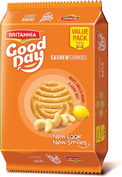 Britannia Cashew Cookies, 8x72g