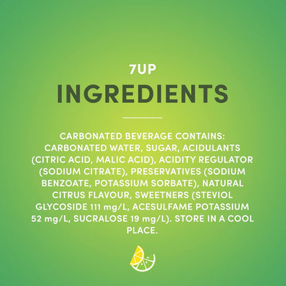 7UP Soft Drink Can, 8x295ml