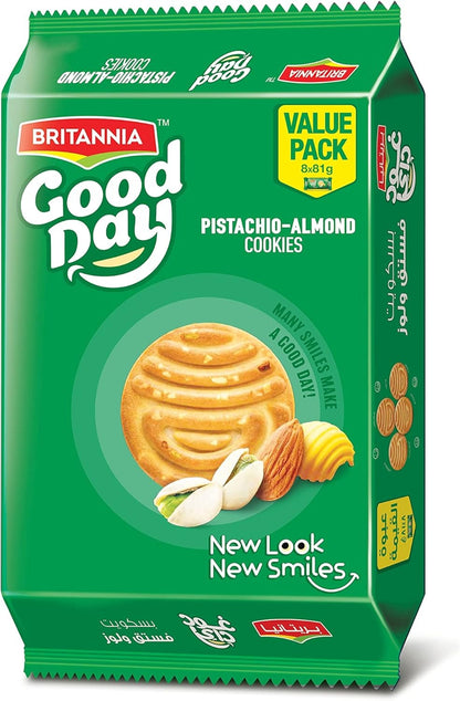 Britannia Good Day Cookies with Pistachios & Almonds, 72g