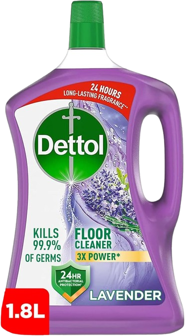 Dettol Lavender 3X Power Antibacterial Floor Cleaner, 1.8L