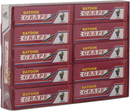 Batook Grape Flavoured Chewing Gum, 20x12.5g