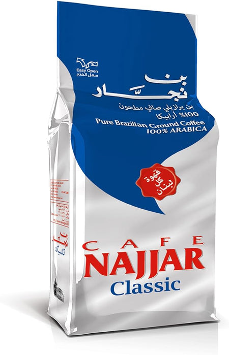 Cafe Najjar Classic Pure Brazilian Arabica Ground Coffee, 200g