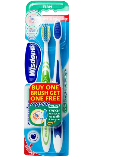 Wisdom Tb Regular Fresh Twin Firm 1+1Free