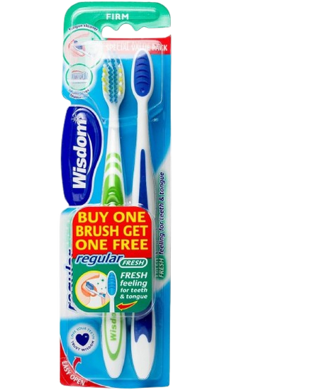 Wisdom Tb Regular Fresh Twin Firm 1+1Free