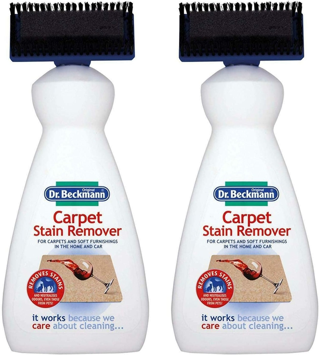 Dr. Beckmann Carpet Cleaner Liquid with Brush, 650ml