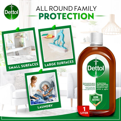 Dettol Antibacterial Antiseptic Disinfectant Liquid, 1L