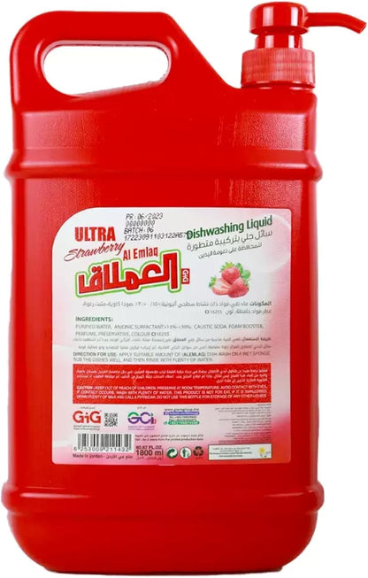 Al Emlaq Strawberry Dish Washing, 1800ml
