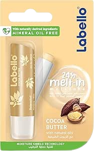 Labello Cocoa Butter Mineral Oil Free Lip Balm, 4.8g