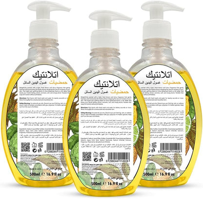 Atlantic Plain Mix Hand Wash, 3x500ml