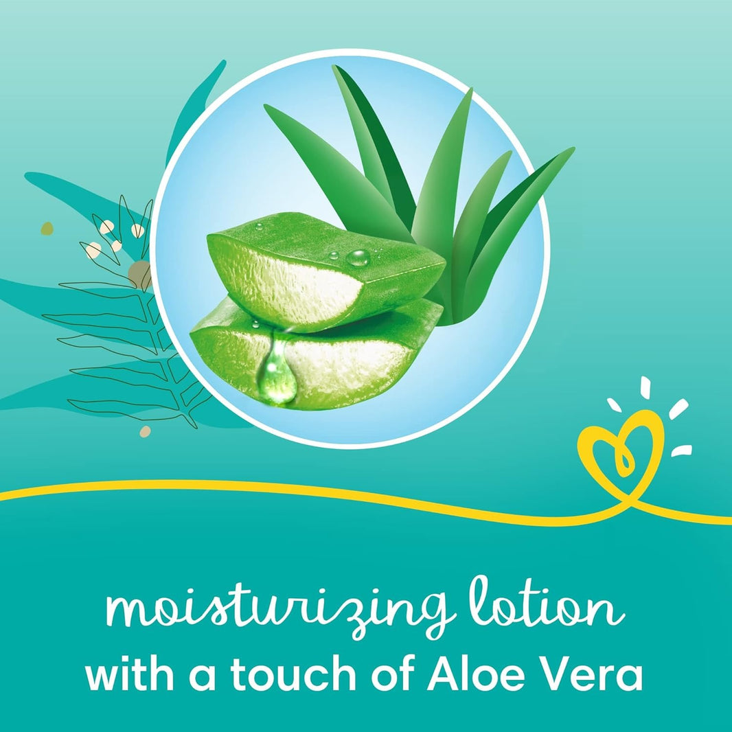 Pampers Rash Protection Newborn Baby Diaper with Aloe Vera Lotion Size 1 (2-5kg), 66 Pieces
