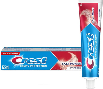 Crest Icy Fresh Salt Power Toothpaste, 125ml