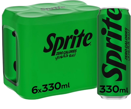 Sprite Lemon-Lime Flavoured Soft Drink Can, 330ml