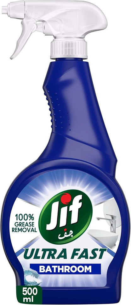 Jif Ultra Fast Bathroom Cleaning Spray, 500ml