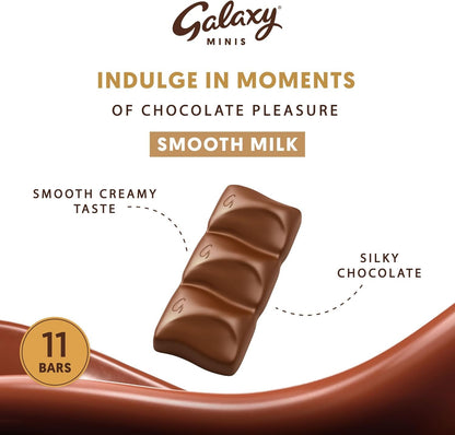 Galaxy Minis Milk Chocolate (11 Pieces), 137.5g