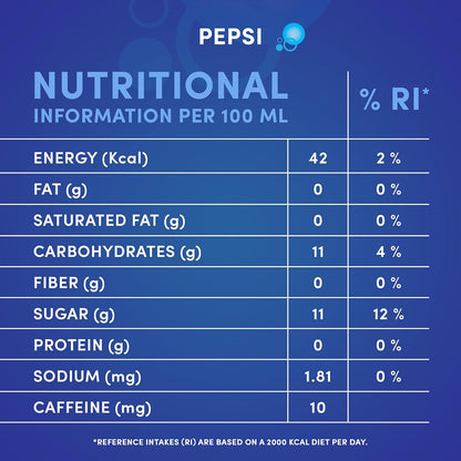 Pepsi Cola Soft Drink Can, 330ml