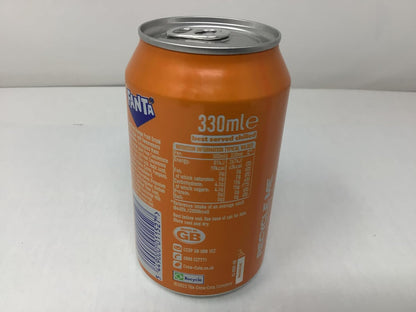 Fanta Orange Soft Drink Can, 330ml