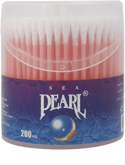 Sea Pearl Cotton Buds, 200 Pieces