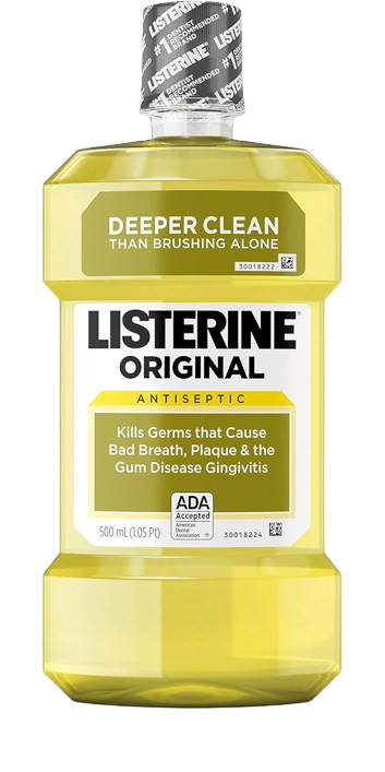 Listerine Original antiseptic mouthwash, 500ml