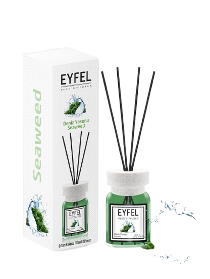 EYFEL Reed Diffusers for Home – Seaweed Reed Diffuser Set 4.05 fl oz Oil Diffuser Sticks, Bathroom Diffuser, Home Fragrances, Scented Sticks, Home Décor