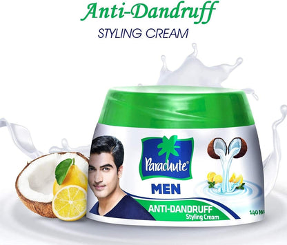 Parachute Advanced Men Anti-Dandruff Hair Cream, 2x140ml