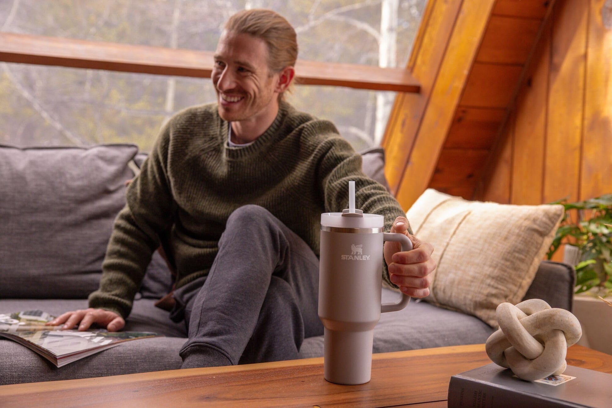 Stanley Quencher H2.0 Tumbler with Handle and Straw 30 oz | Flowstate 3-Position Lid | Cup Holder Compatible for Travel | Insulated Stainless Steel Cup | BPA-Free | Blue Spruce