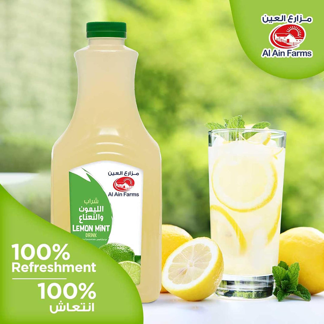Al Ain Farms Lemon Mint Drink, 1.5L