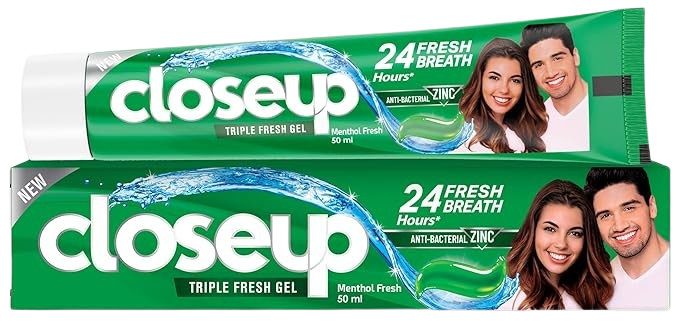 Closeup Everfresh Toothpaste with Menthol Fresh Flavor, 50ml