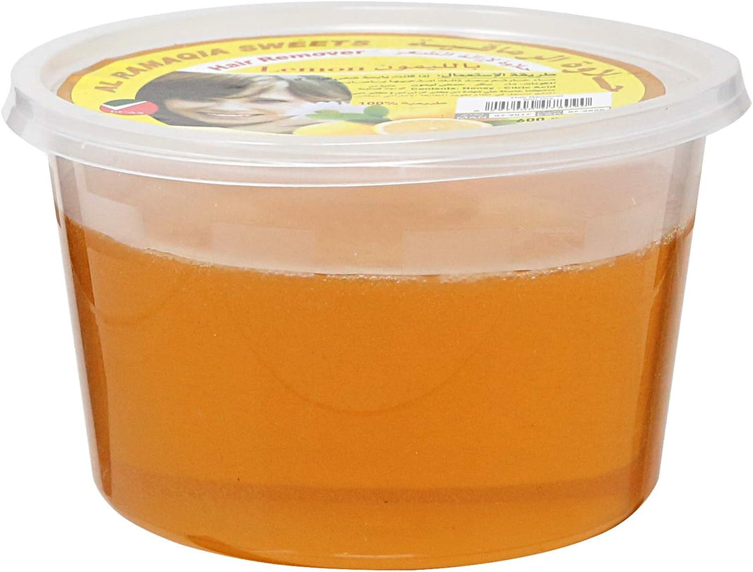 Al Ramaqia Lemon/White Hair Remover Wax Tray, 500g