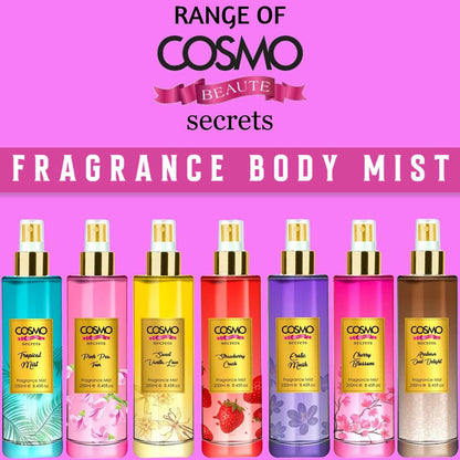Cosmo Body Mist Pink Pea Fun, 250ml
