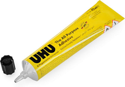 Uhu All Purpose Adhesive Strong Clear Glue, 60ml