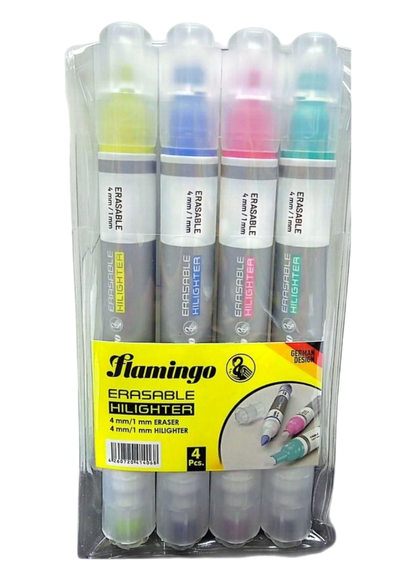 Flamingo Highlighter F-555-4, 4 Pieces