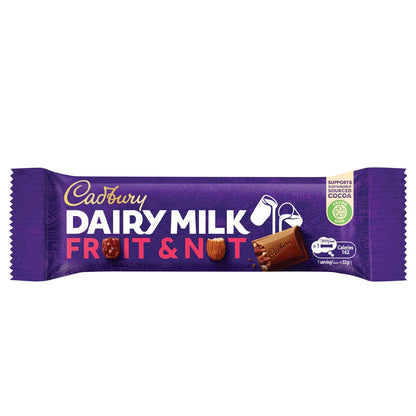 Cadbury Dairy Milk Fruit & Nut Chocolate Bar, 32g