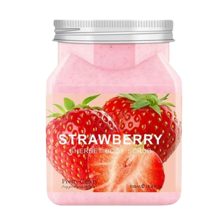 Pretty Cowry Strawberry Body Scrub, 500ml