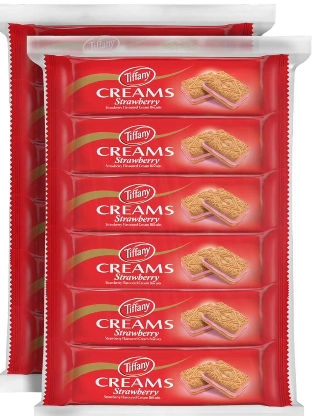 Tiffany Creams Strawberry Cream Sandwich Biscuits,12x80g