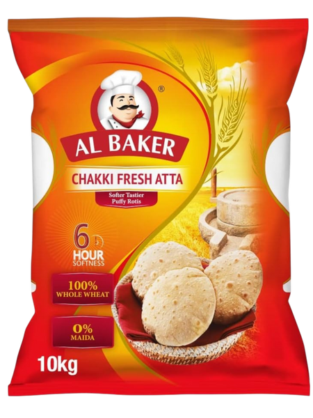 Al Baker Chakki Fresh Atta Flour, 10kg
