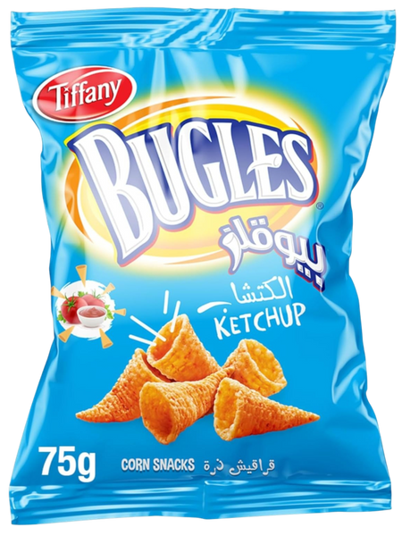 Tiffany Bugles Ketchup Corn Snacks, 75g