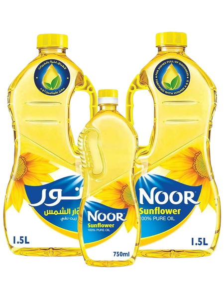 Noor, Sunflower Oil, 2x1.5L