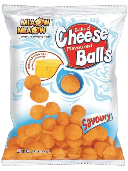Miaow Miaow Baked Cheese Flavoured Balls 50 g