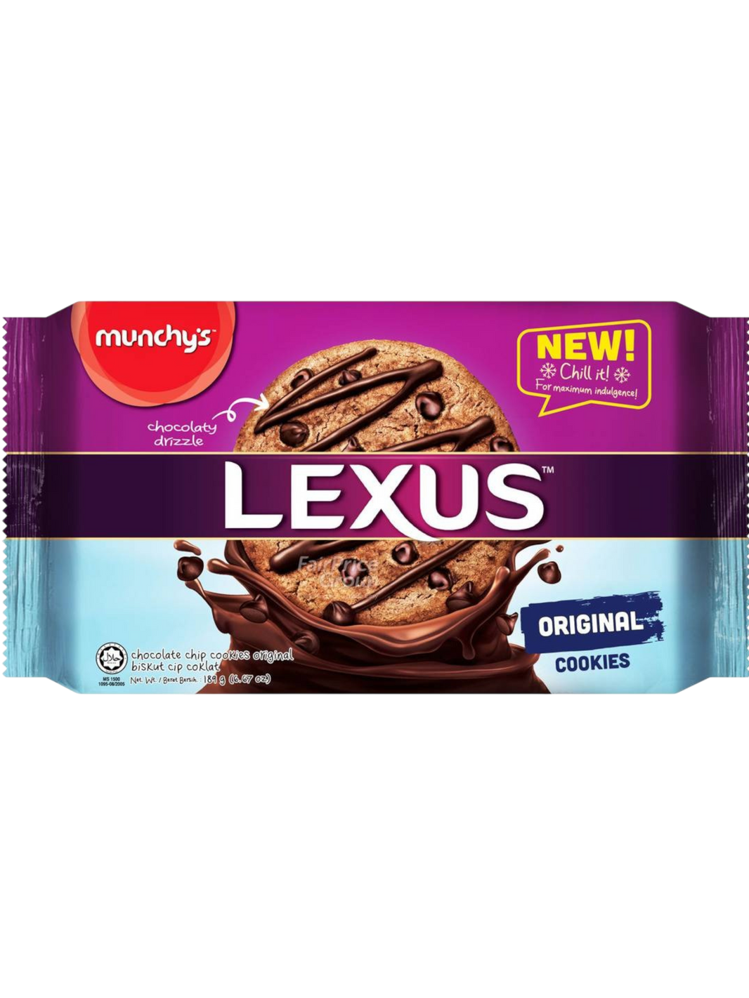 Lexus Chocolate Chip Cookies, 189g