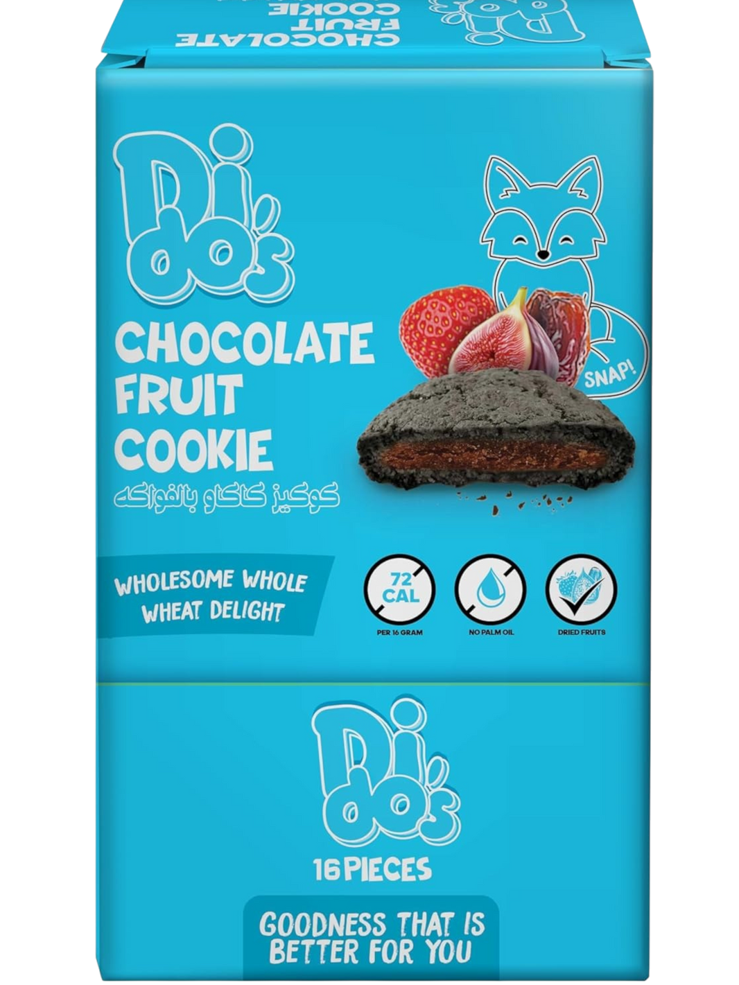 Dido's Original Fruit Cookie, 16 Pieces, 256g