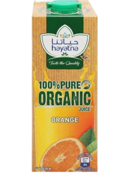 Hayatna Organic Orange UHT Juice 1 L