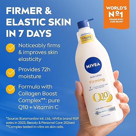 Nivea Body Lotion Firming Q10+, 250ml