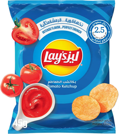 Lay's Tomato Ketchup Potato Chips, 45g