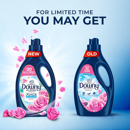 Downy Concentrated Rose Garden Fabric conditioner Value Pack, 2.9L