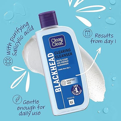 Clean & Clear Blackhead Clearing Cleanser, 200ml