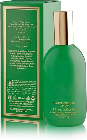 Royal Mirage Eau De Cologne Spray Pure Oud 120ml (For Men)